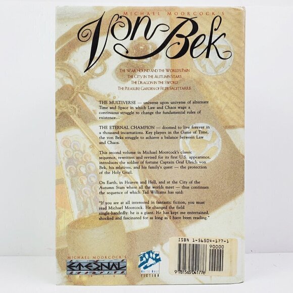 Michael Moorcock Von Beck Book First Hardcover Edition 1995 Eternal Champion - Picture 2 of 15